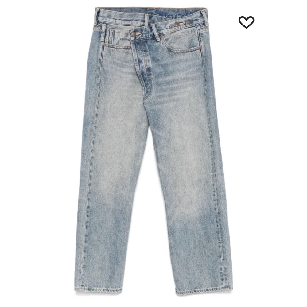 R13 boyfriend crossovers size 26 waist measures 28in